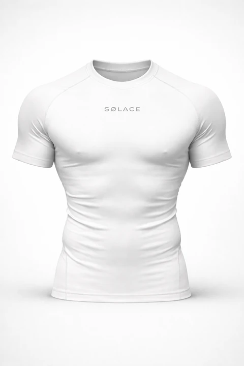 COMPRESS–01 TEE - White
